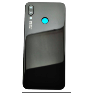 Huawei P20 Lite (ANE-LX1) Arka Pil Kapağı-Siyah Kamera Camlı